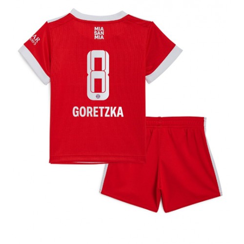 Bayern Munich Leon Goretzka #8 kläder Barn 2022-23 Hemmatröja Kortärmad (+ korta byxor) Bayern Munich Leon Goretzka #8 kläder Barn 2022-23 Hemmatröja Kortärmad (+ korta byxor)